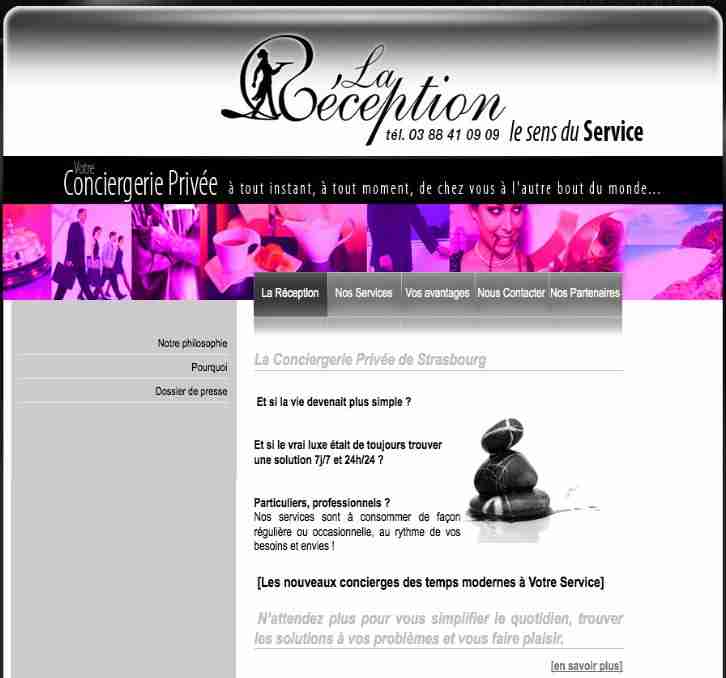 La Réception est une loge de concierges à Strasbourg.