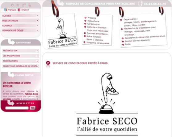 Fabrice Seco est concierge privé pour particulier à Paris.