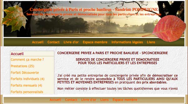 L'assistante personnel de SP conciergerie est accessible sur toute l'Ile de France