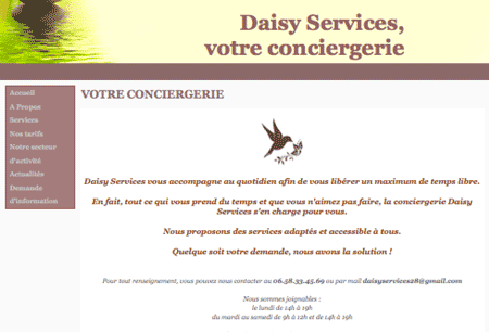 Daisy Services 28 est une conciergerie privée ouverte en 2012